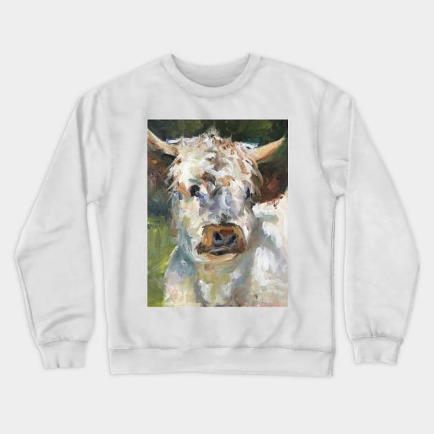 Happy Highland Crewneck Sweatshirt by Susan1964